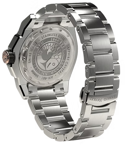 RELOJ DE PULSO PARA CABALLERO ARMAND NICOLET DE ACERO