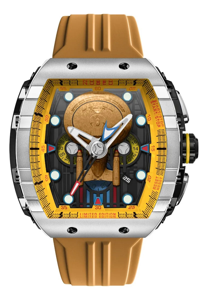 Nubeo NB-6097 - Reloj cronógrafo Magellan Star Trek Enterprise-d 