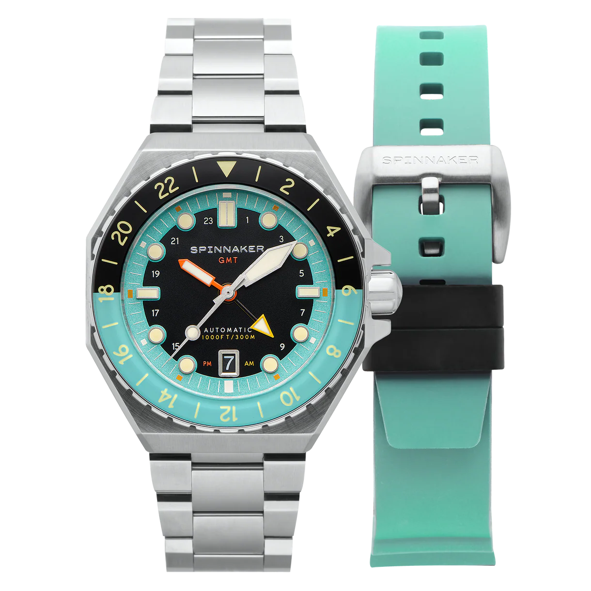 Dumas GMT Automatic Dark Turquoise