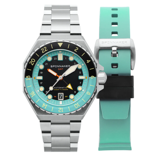 Dumas GMT Automatic Dark Turquoise