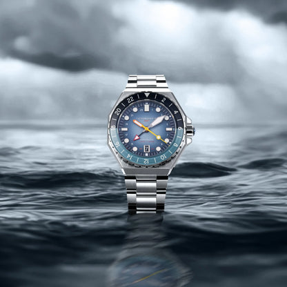 Dumas GMT Automatic Ocean Blue