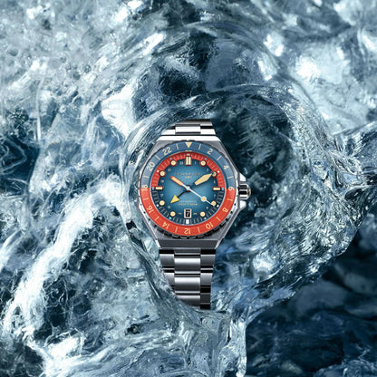 Dumas GMT Automatic Red Blue