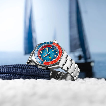 Dumas GMT Automatic Red Blue