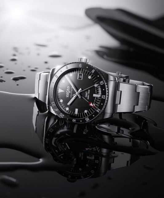 Skindiver GMT - Black Luminova White