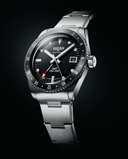 Skindiver GMT - Black Luminova White