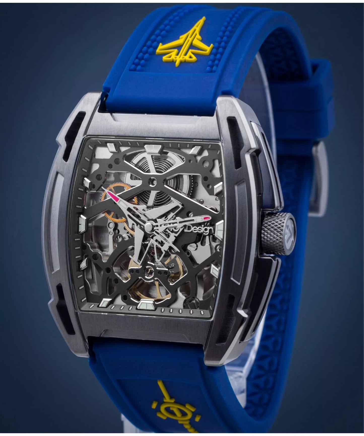 CIGA Aircraft Carrier Skeleton Limited Edition Men's Watch