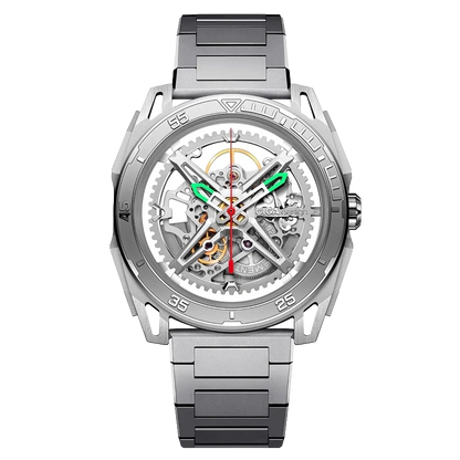 CIGA design ROUND AUTOMATIC SKELETON WATCH · FALCON