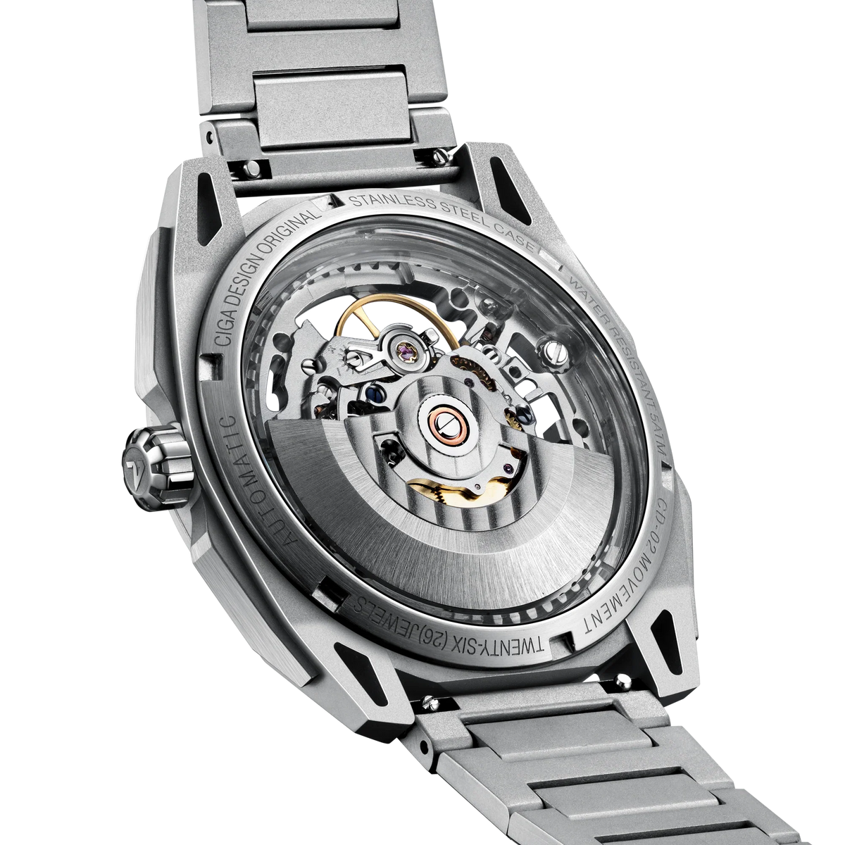 CIGA design ROUND AUTOMATIC SKELETON WATCH · FALCON