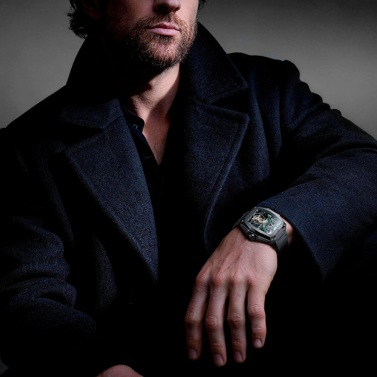 ADVANCED SKELETON COMPLICATION WATCH HUNTER · TOURBILLON