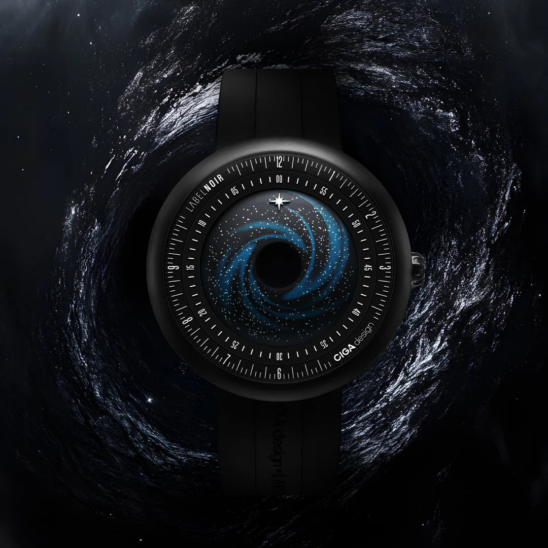 CIGA design x Label Noir Automatic Watch Blue Planet II
