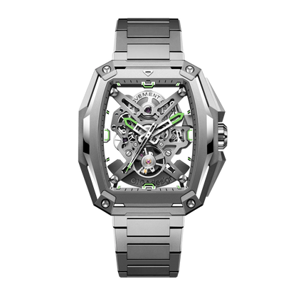 CIGA design SKELETON AUTOMATIC WATCH HUNTER TITANIUM