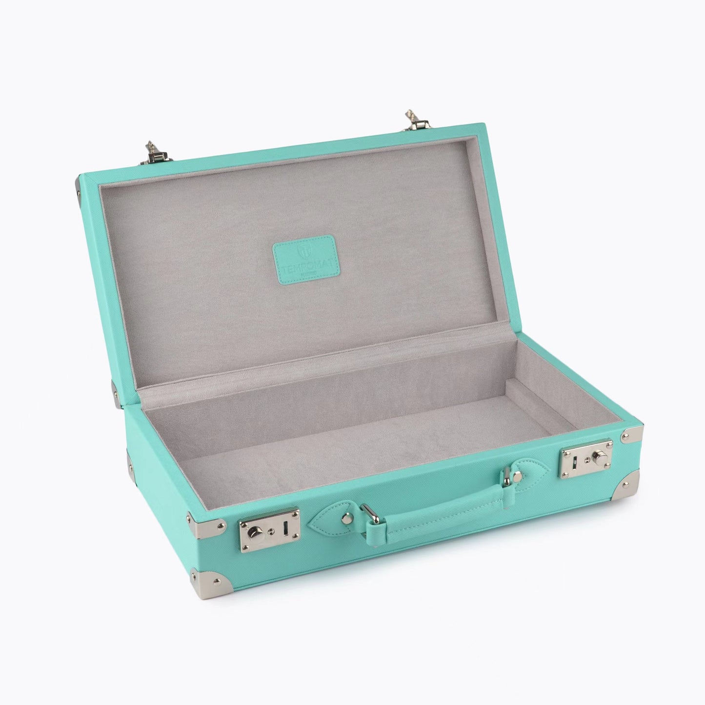 Tempomat Madrid, Tiffany Blue / Sky Blue Saffiano leather watch box for collectors