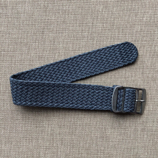 Tempomat Madrid, Grey Perlon Strap for Rolex & Omega, 20mm universal fit