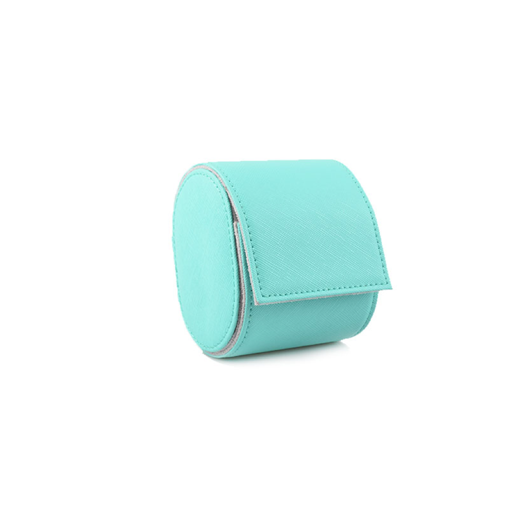 Tempomat Madrid, Tiffany Blue / Sky Blue Saffiano leather watch roll for collectors