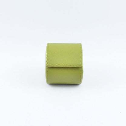 Tempomat Madrid, Mint Green Saffiano leather watch roll for collectors