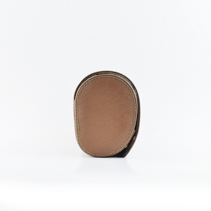 Tempomat Madrid, Brown Camouflage Saffiano leather watch roll for collectors