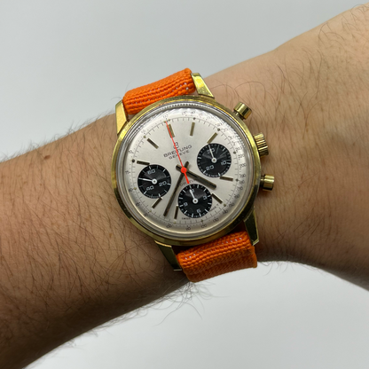 Tempomat Madrid, 20mm Orange Elastic loop strap, universal fit, for rolex, omega, Moonswatch, omega x swatch and more