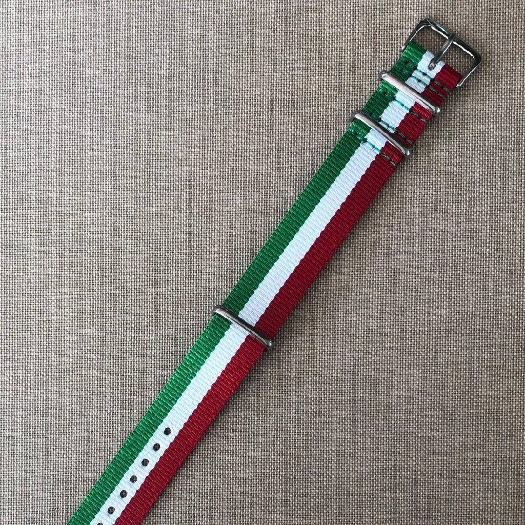 Tempomat Madrid, Italian Nato Strap for Rolex & Omega, 20mm universal fit
