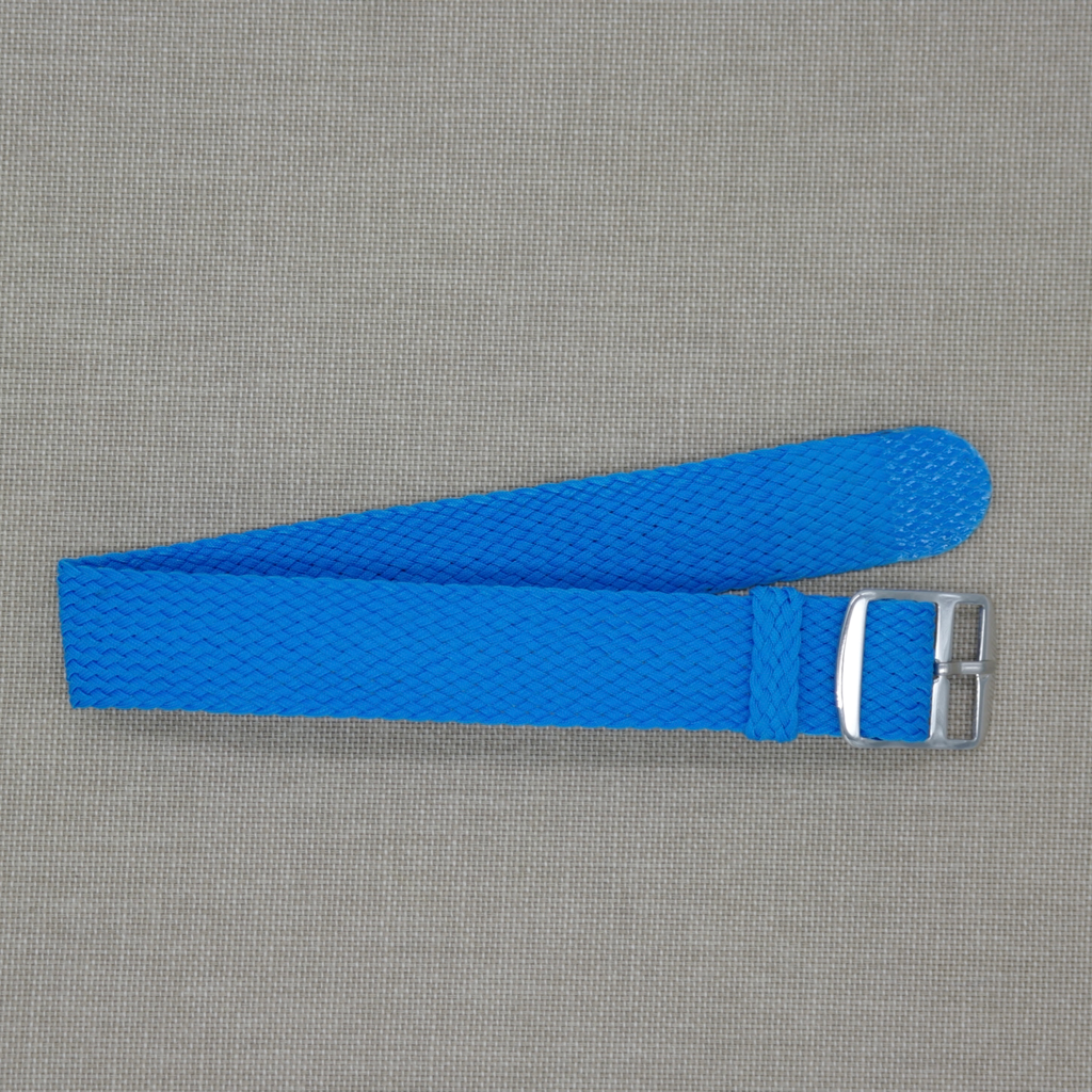 Tempomat Madrid, Blue Miami Perlon Strap for Rolex & Omega, 20mm universal fit