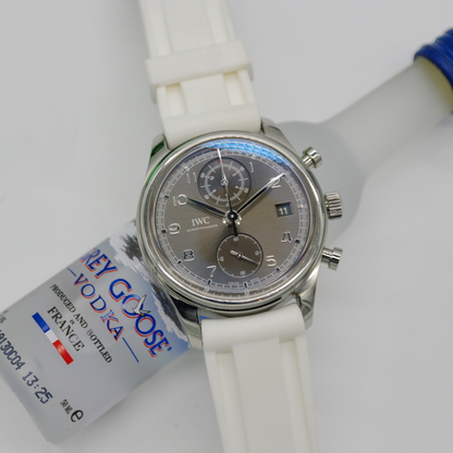 Tempomat Madrid, White Rubber Strap for Panerai, Seiko, Breitling, Tag Heuer, Tudor, Universal 22mm