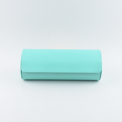Tempomat Madrid, Tiffany Blue / Sky Blue Saffiano leather watch roll for collectors