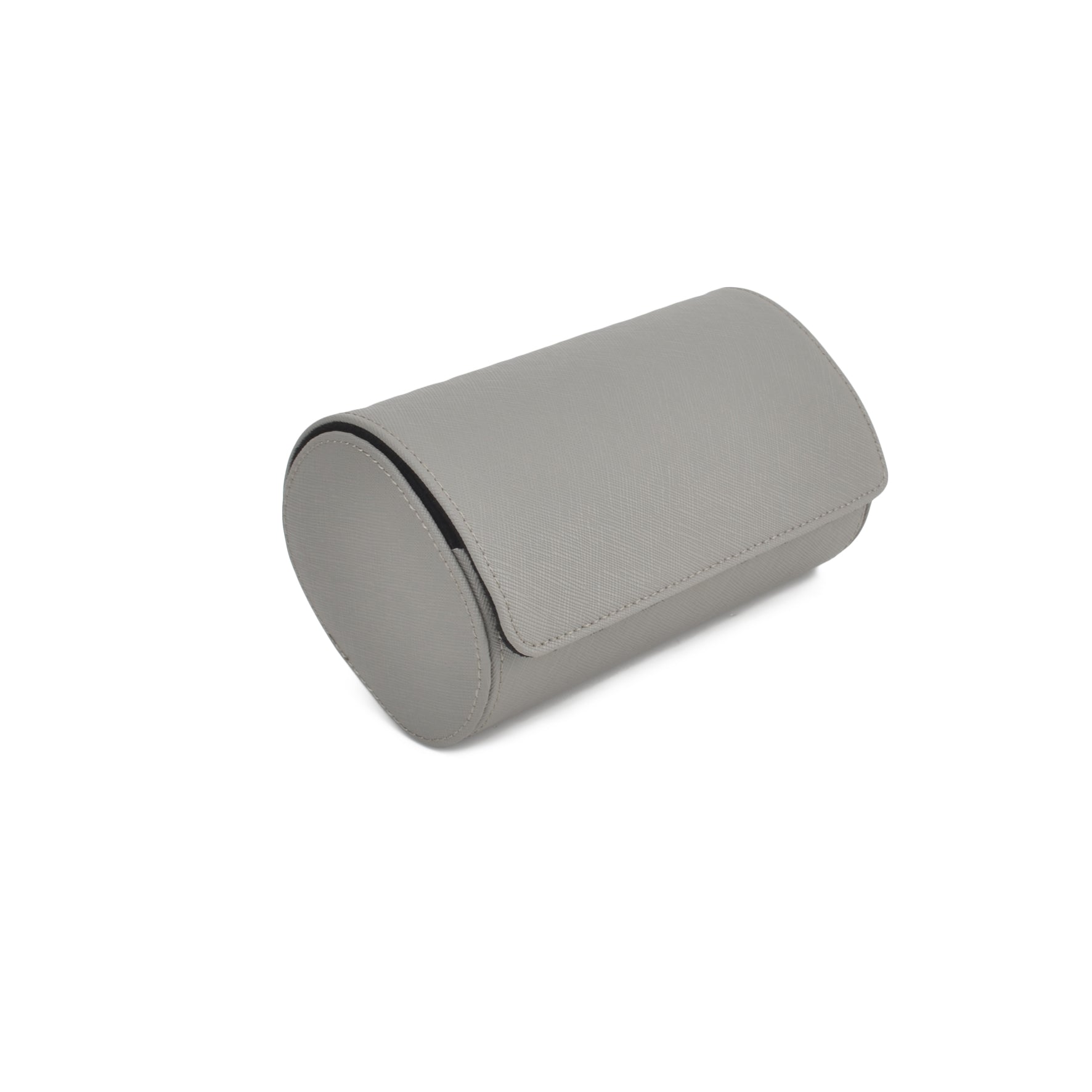 Tempomat Madrid, Grey Saffiano leather watch roll for collectors