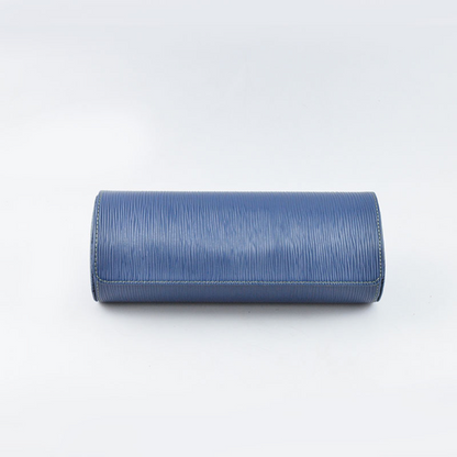 Tempomat Madrid, Blue Epi Camouflage Saffiano leather watch roll for collectors