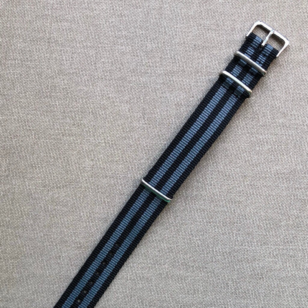 Tempomat Madrid, Bond Nato Strap for Rolex & Omega, 20mm universal fit