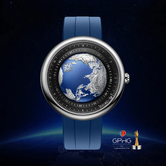 CIGA design Mechanical Watch Blue Planet